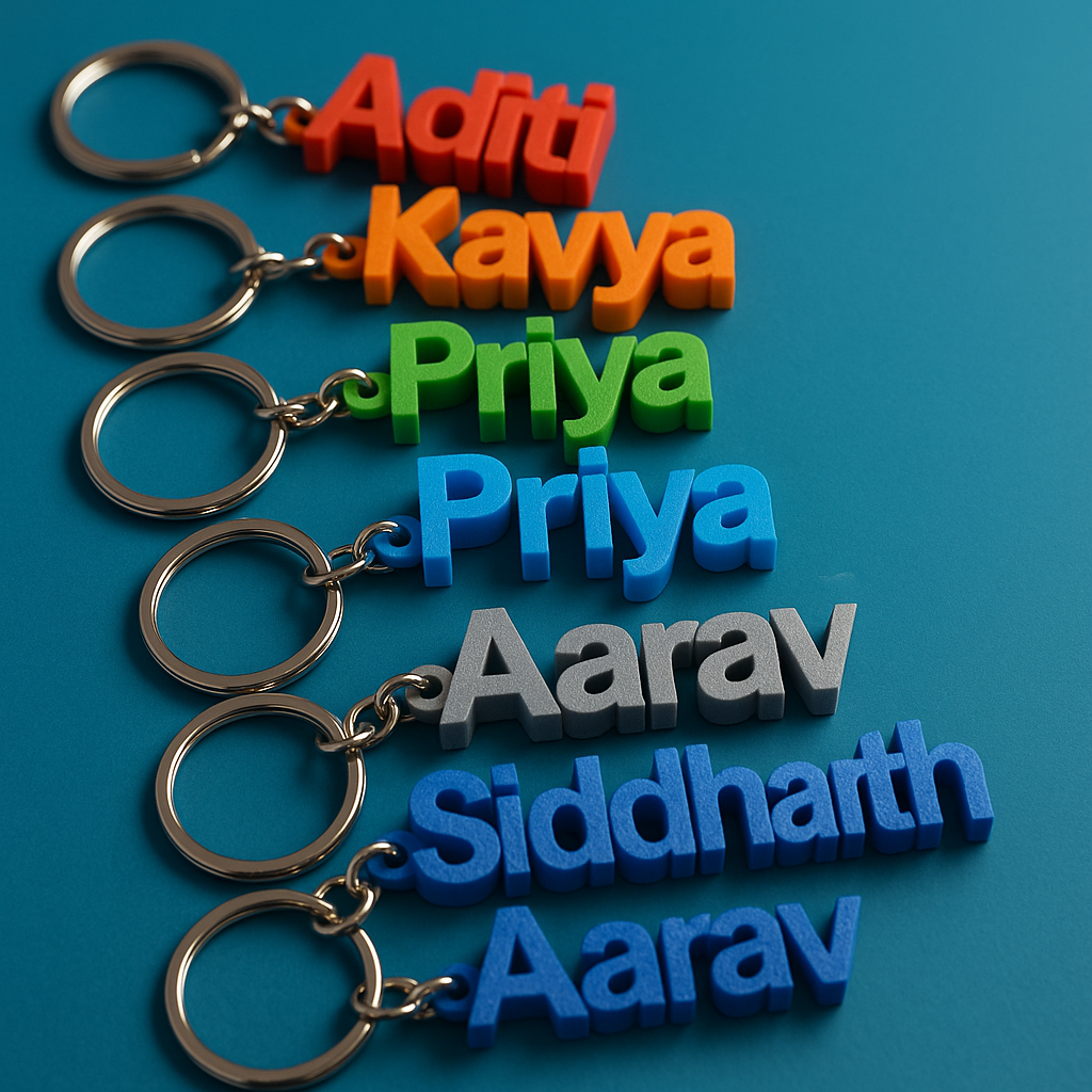 3d Name Keychain