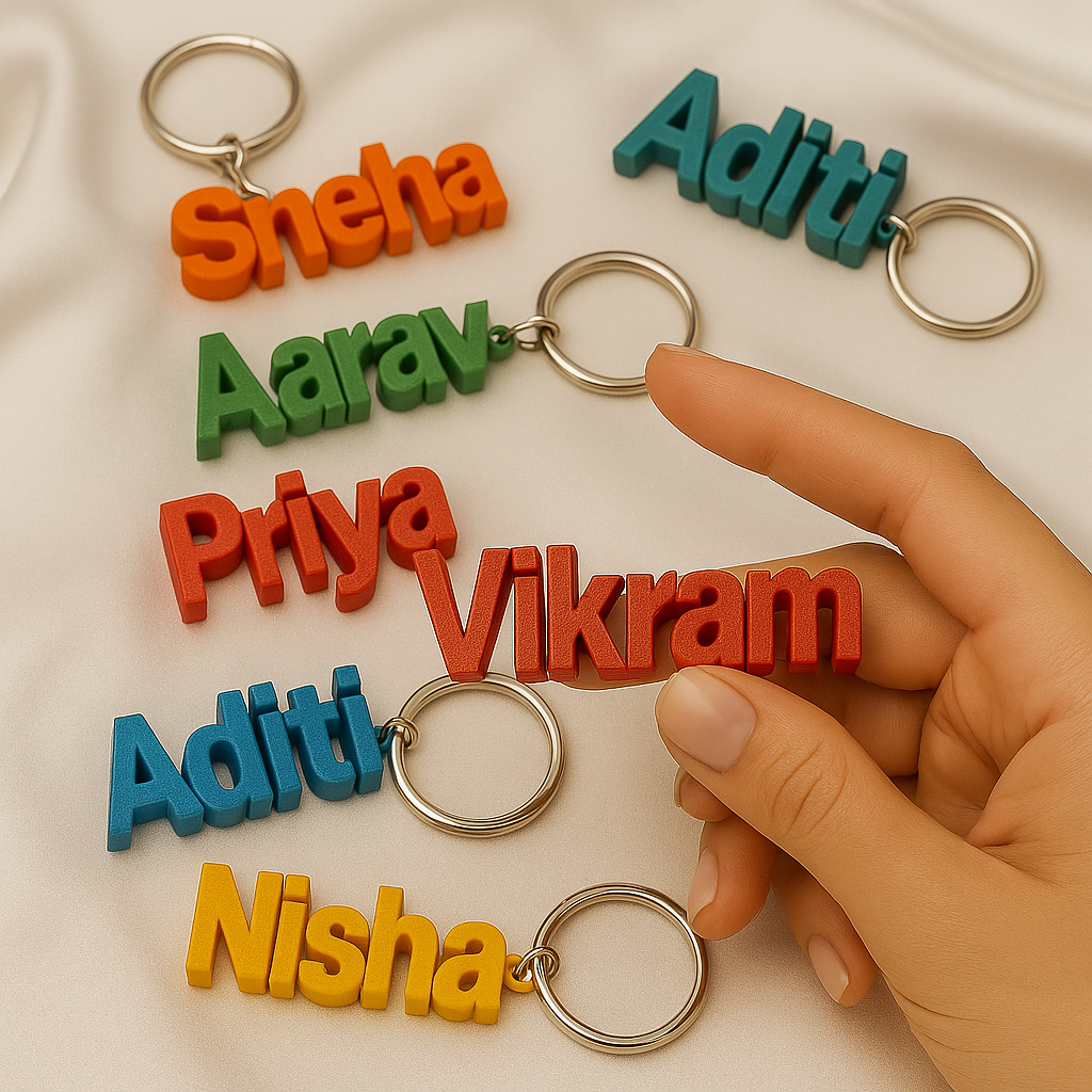 3d Name Keychain