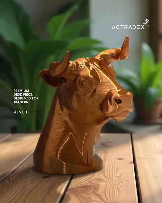 Victory Bull - 4 Inch Symbol of Success & Financial Growth