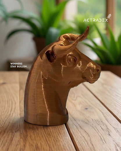 Victory Bull - 4 Inch Symbol of Success & Financial Growth