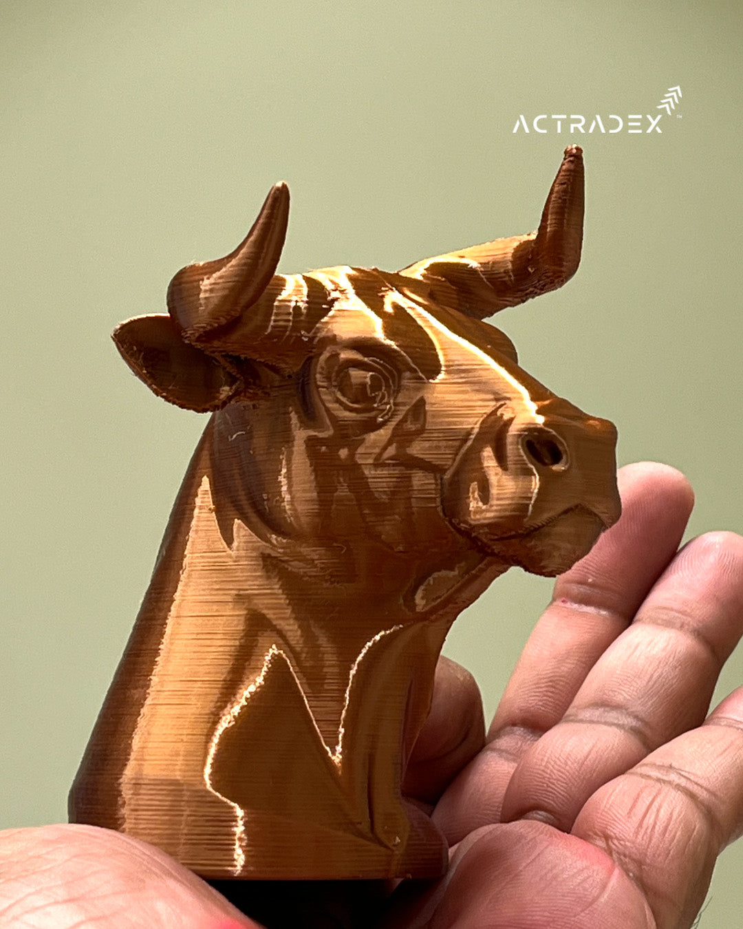 Victory Bull - 4 Inch Symbol of Success & Financial Growth