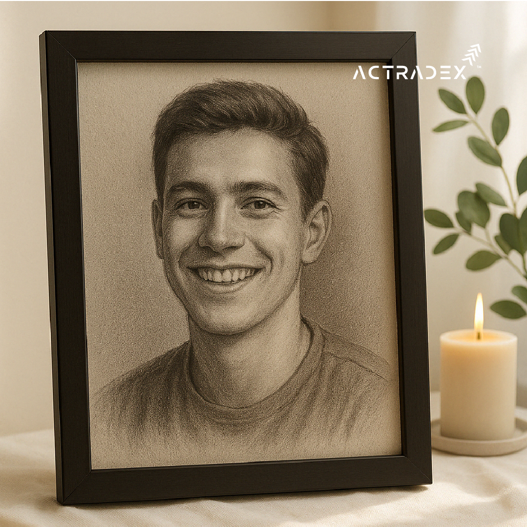 Handmade Charcoal Sketch