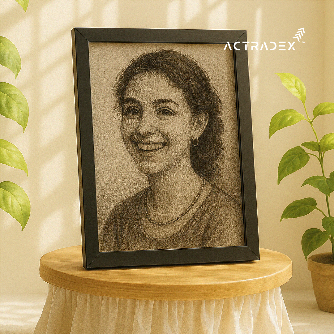 Handmade Charcoal Sketch