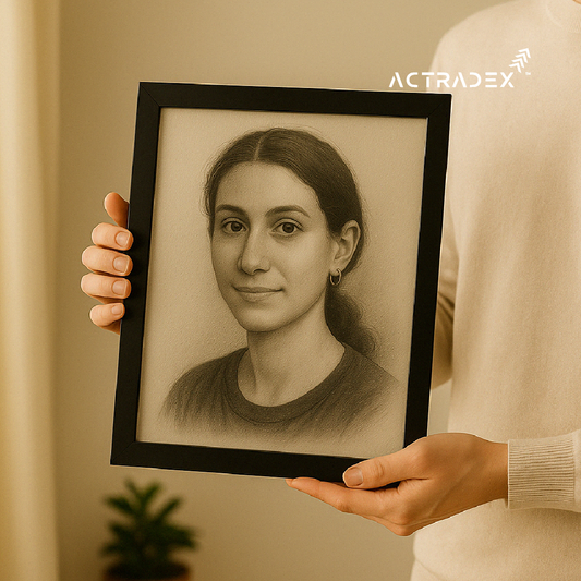 Handmade Charcoal Sketch