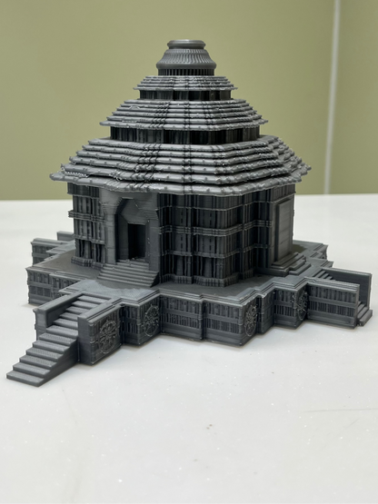 Konark Sun Temple Sculpture - 5.5 Inch Heritage Architecture Model
