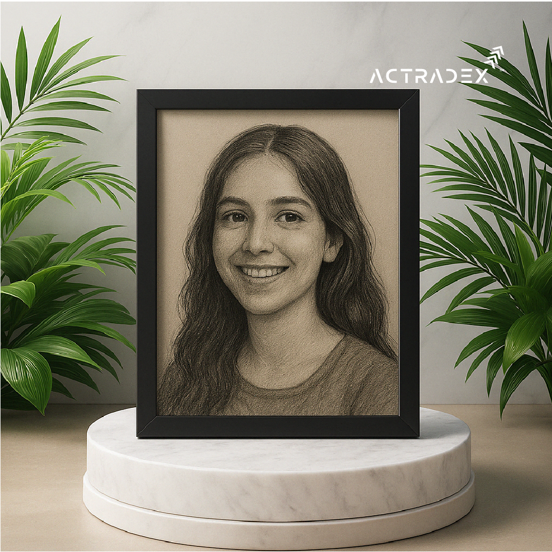 Handmade Charcoal Sketch