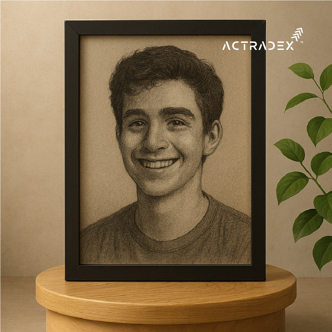 Handmade Charcoal Sketch